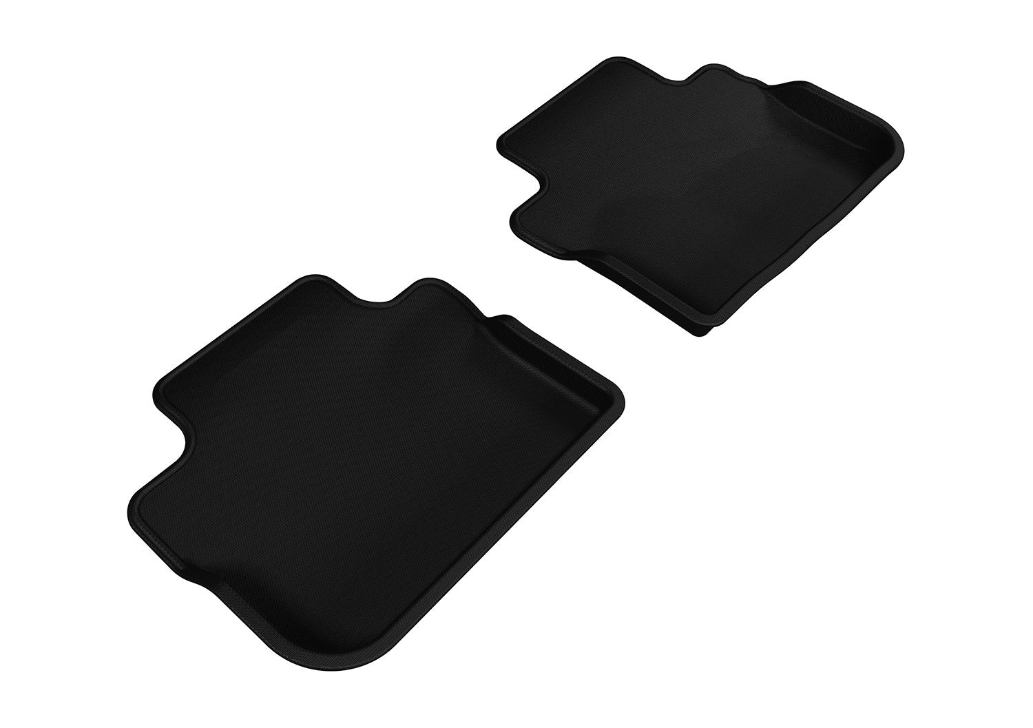 Kagu Floor Mat (Black) 3D MAXpider for 2009-2013 Cadillac CTS - 2ND Row