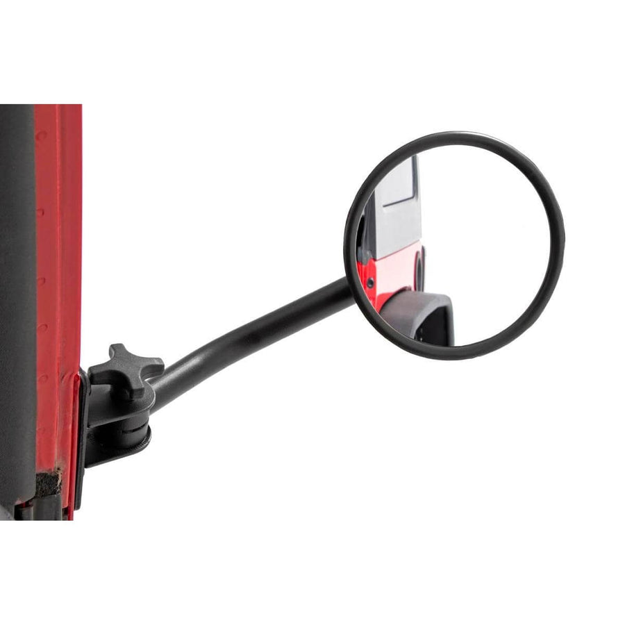 Rough Country Trail Round Mirror for Jeep Wrangler JK/Wrangler Unlimited (2007-2018)