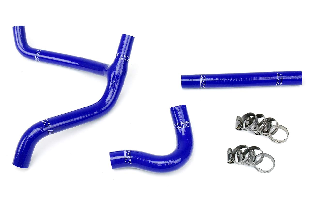 Blue HPS 57-1253-BLUE Silicone Radiator Coolant Hose Kit