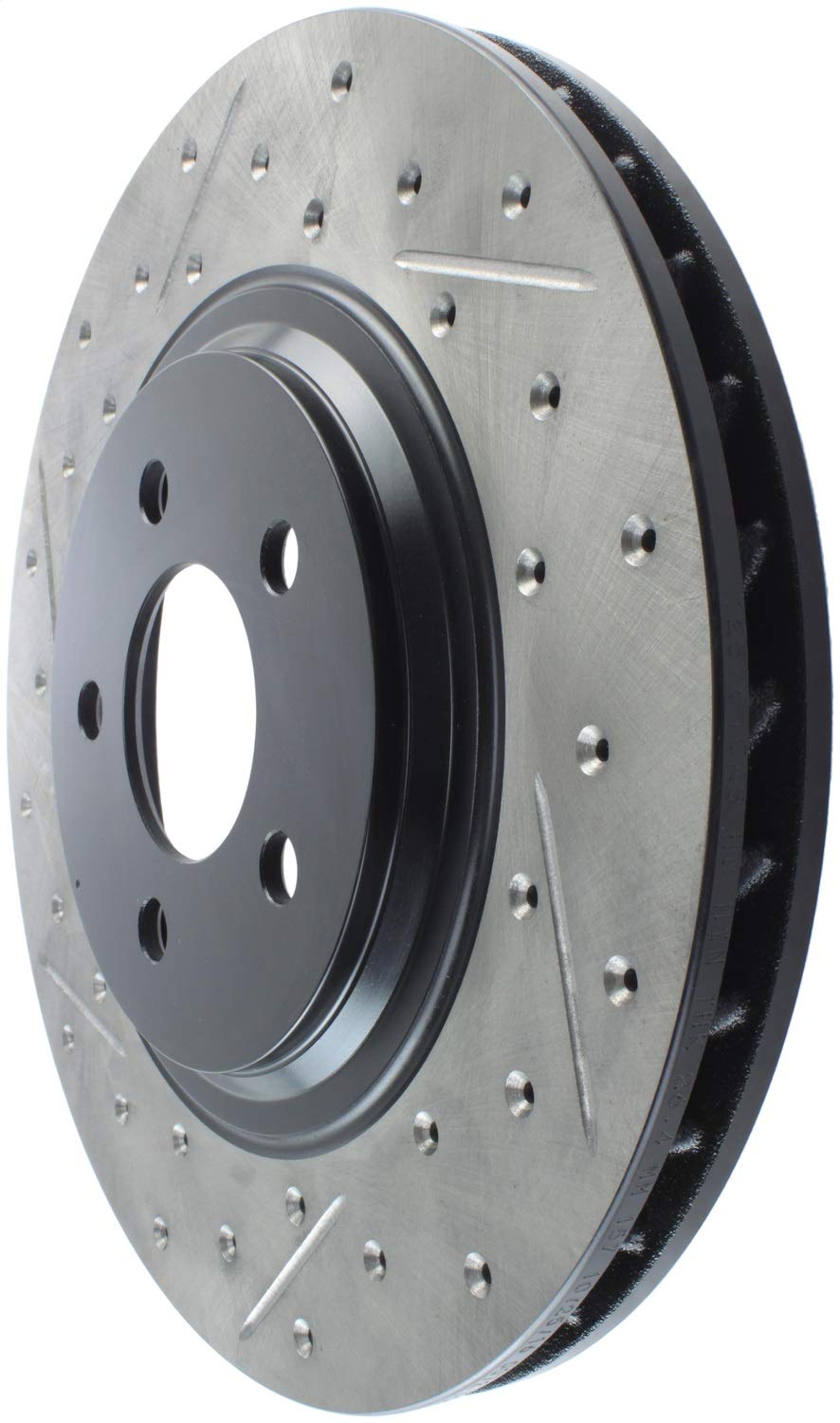Sport Drilled/Slotted Brake Rotor StopTech 127.61045R (Front Right), 1 Pack