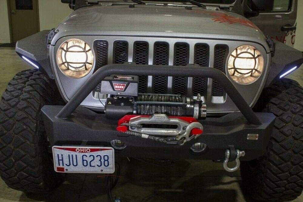 Black Fishbone Offroad Headlight Guards