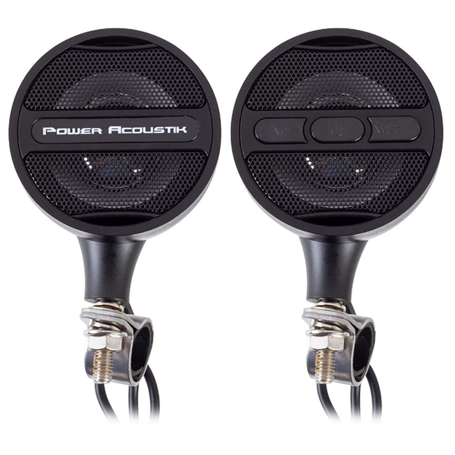 Black Power Acoustik Motorcycle Bluetooth Speaker System FM Radio & USB Input