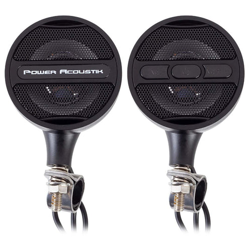 Black Power Acoustik Motorcycle Bluetooth Speaker System FM Radio & USB Input