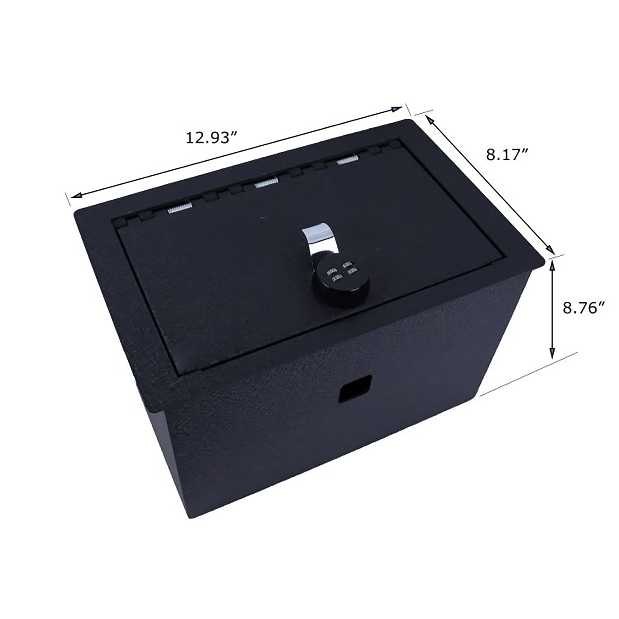 Center Console Safe Black Horse Compatible with 2015-2020 Chevrolet Suburban|2015-2020 Chevrolet Tahoe|2015-2020 GMC Yukon|2015-2020 GMC Yukon XL-ASGM05