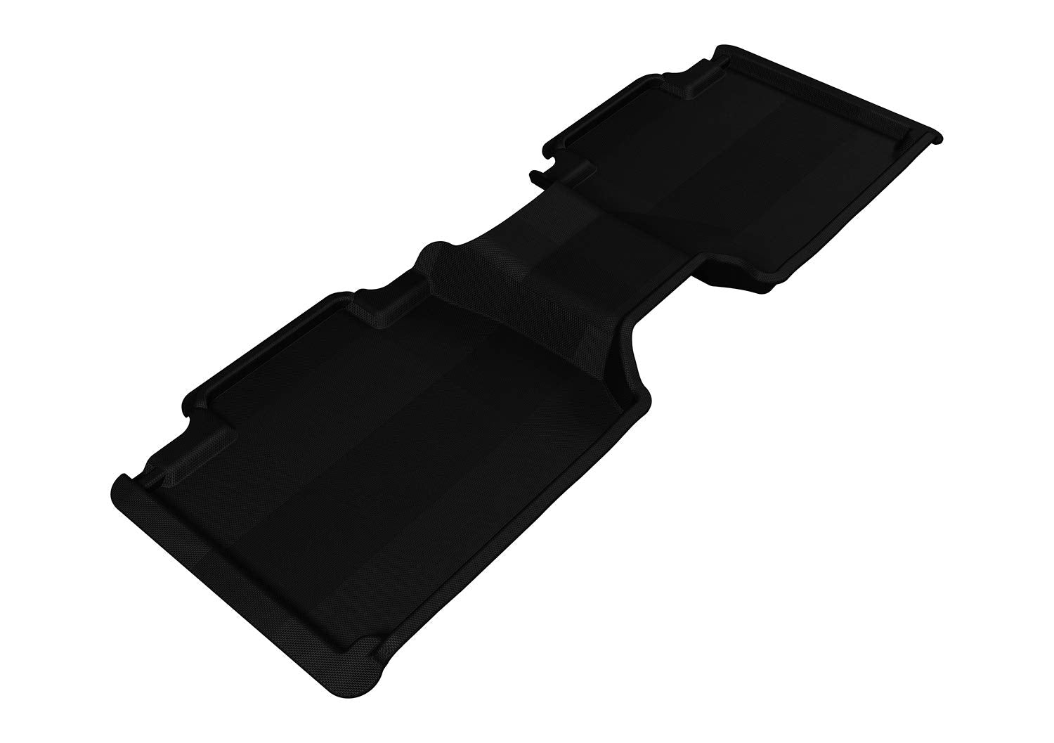Second Row 3D MAXpider Custom Fit All-Weather Floor Mat for Select Toyota Tacoma Models - Kagu Rubber (Black)