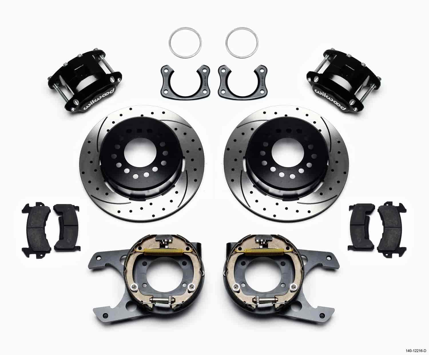 P/S D154 Kit, Drilled-Red