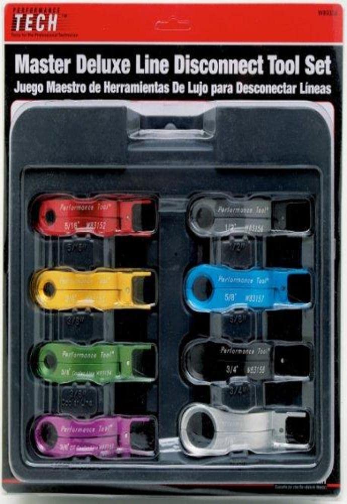 8-Piece Master Line Disconnect Tool Set Performance Tool W89338