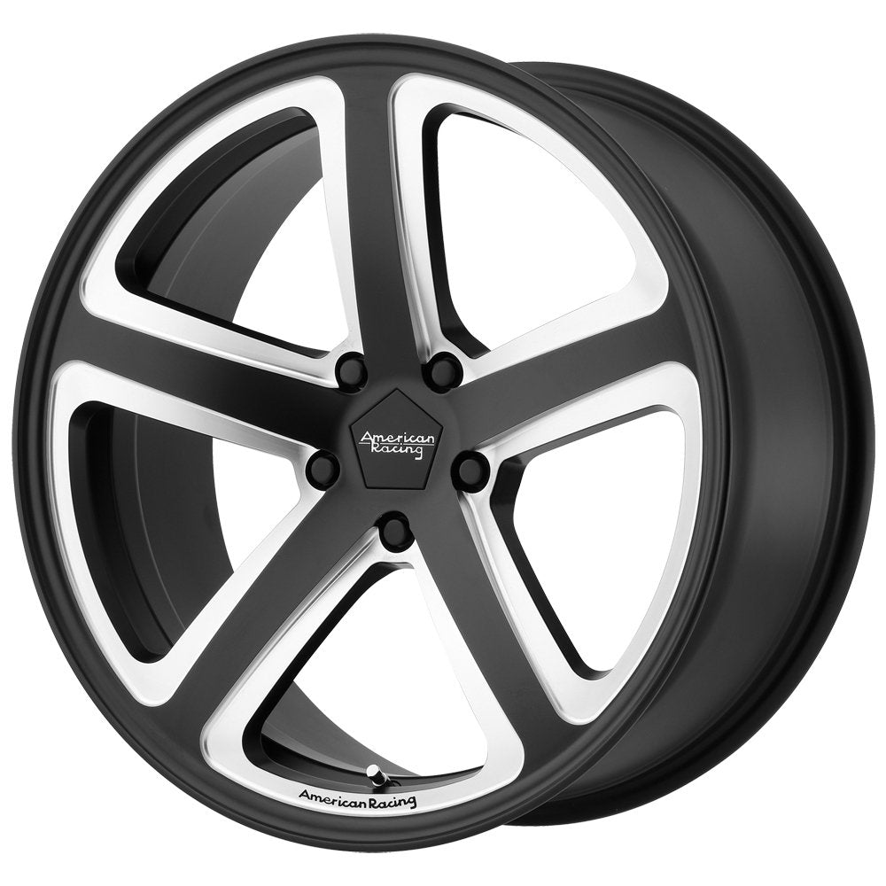 HOT AMERICAN RACING Lap 20x9 5x115.00 Satin Black Milled (25 mm) Offset Part# (AR92229015925)
