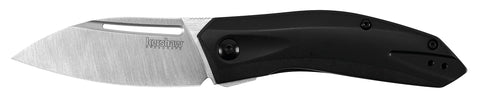 Kershaw Leaf Blade Turismo Pocket Knife 2.9 inch Blade, Assisted Opening Frame Lock, 5505, Black, 2.8 Ounce