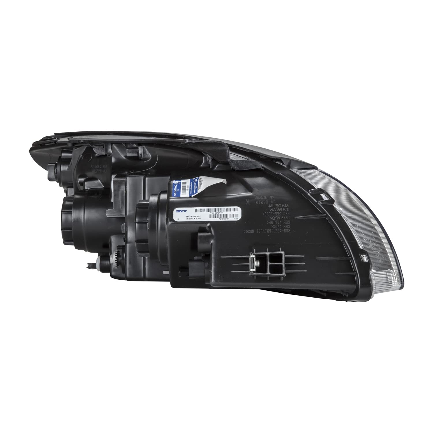 Left TYC Headlight Assembly Compatible with 2010-2012 Hyundai Elantra