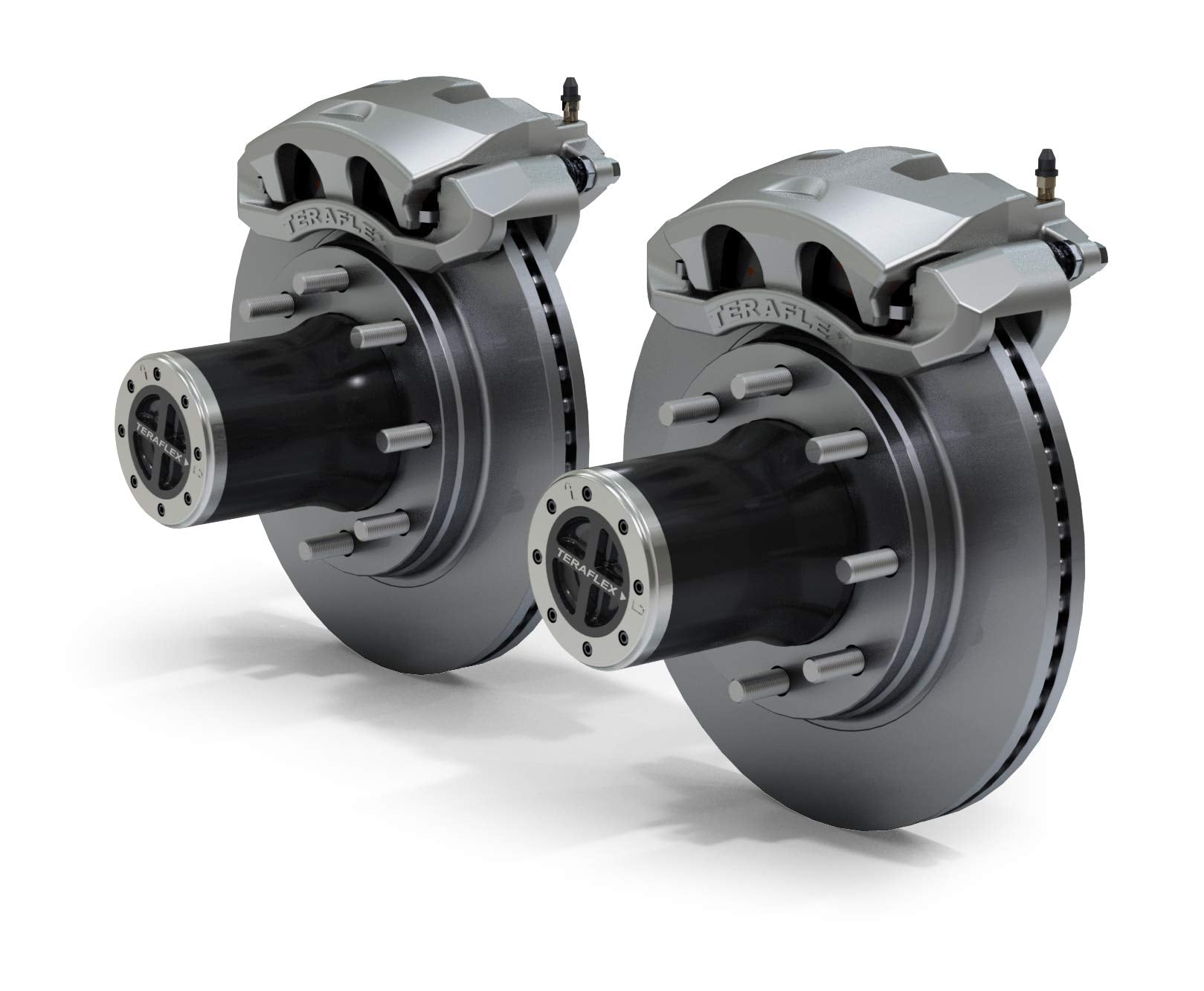 TeraFlex 8-Lug JK Front Locking Hub Conversion Kit & Big Brake Kit