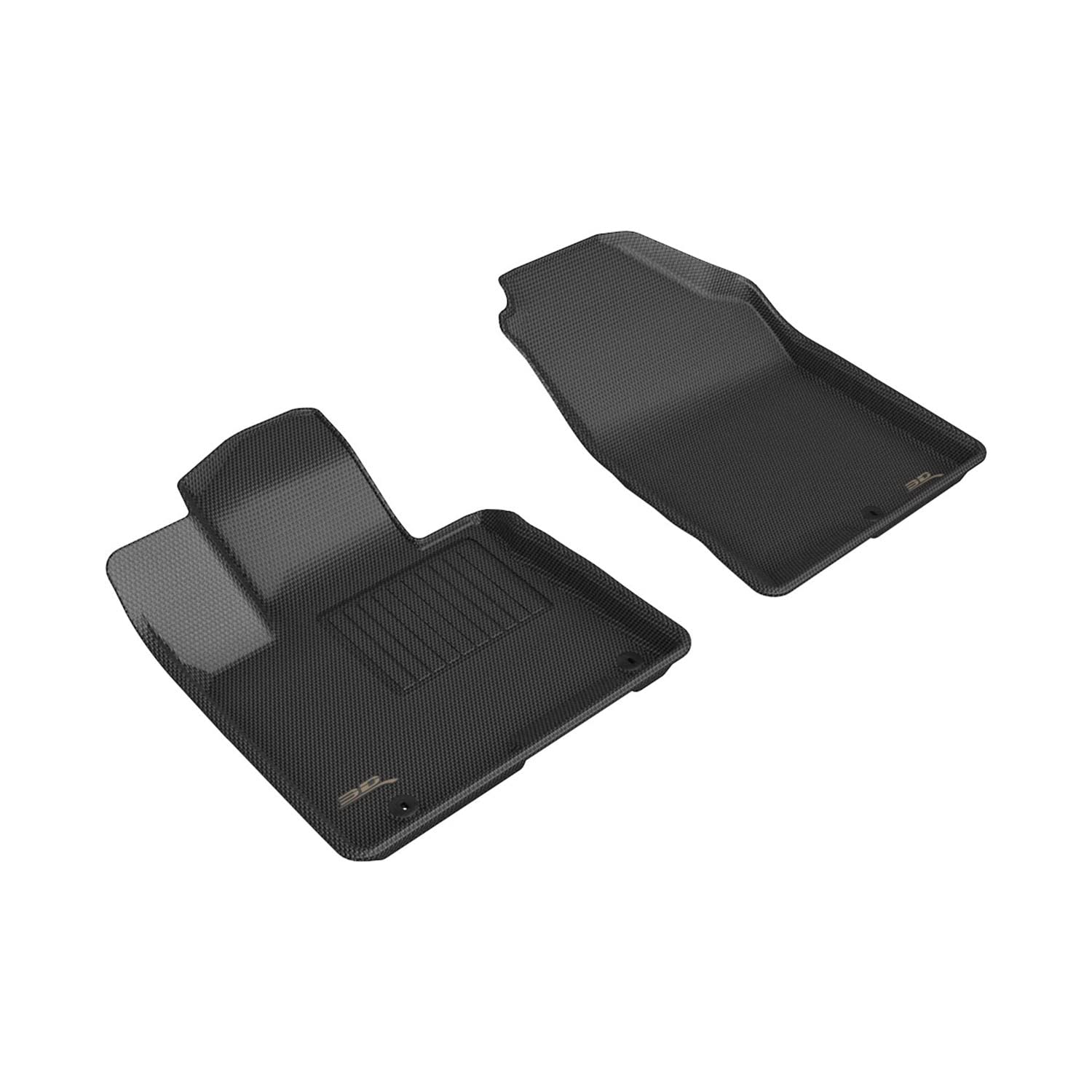 Custom Fit 3D MAXpider Kagu Floor Mat (Black) Compatible with Hyundai Tucson/Tucson Hybrid 2022-2026 - Front Row