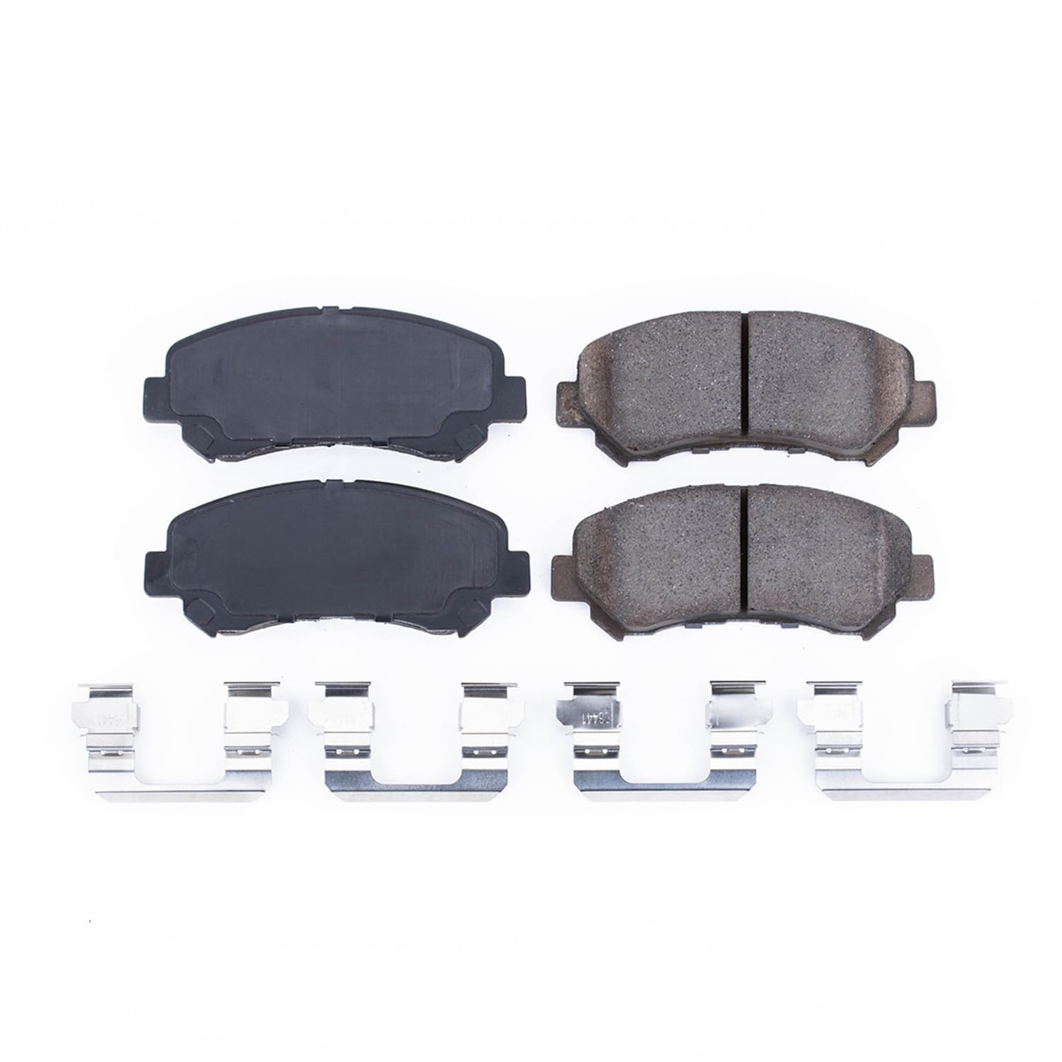 Power Stop Front Brake Kit For Nissan Juke 2014-17 |Maxima 2009-14 |Sentra 2009-12 |Maxima 2016-23 - Ceramic Brake Pads With Installation Hardware, 17-1374