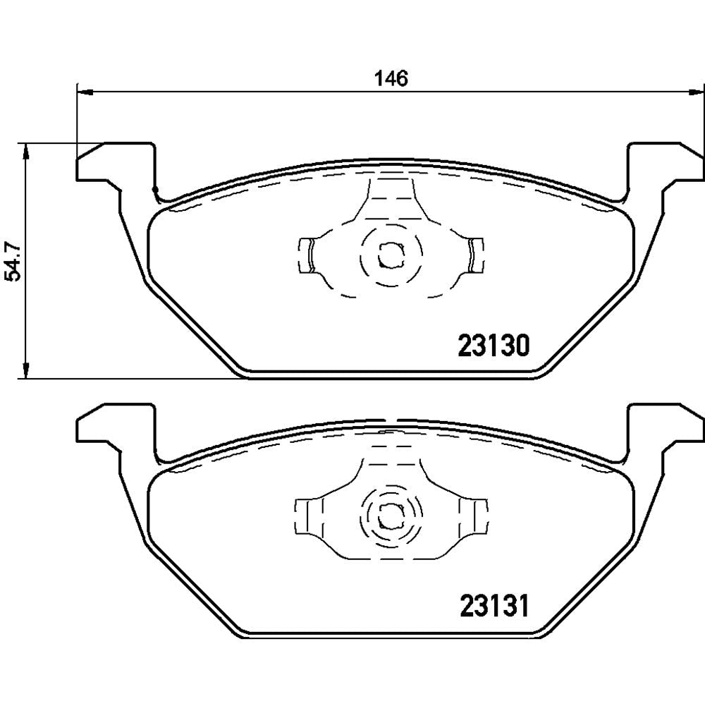 Disc Brake Pad Set Pagid 355008591