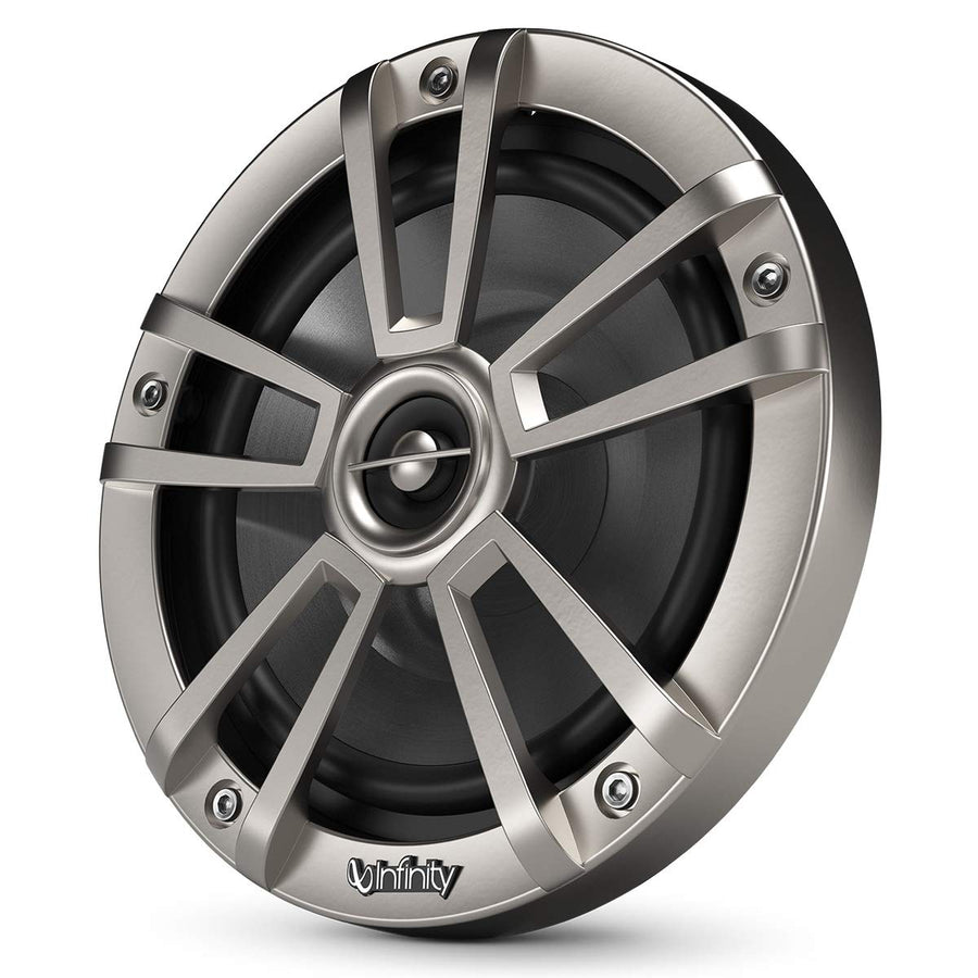 Infinity 622MLT Marine INF622MLT 6.5h RGB LED Coaxial Speakers - Titanium