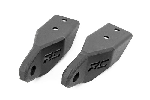 Tow Hook Rough Country Shackle Mounts for 2007-2021 Toyota Tundra - RS145 Black