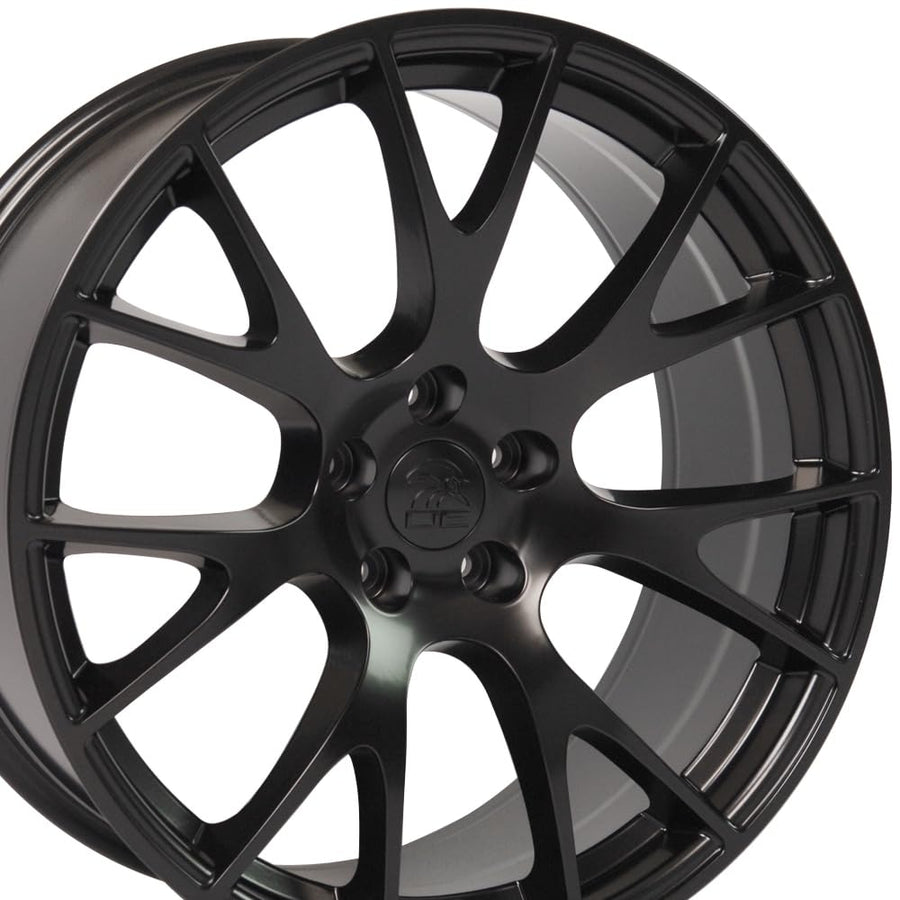 20 Inch OE Wheels DG15 Rim Fits Hellcat Style 5x115 20x10 Satin Black - Hollander 2528 (1)