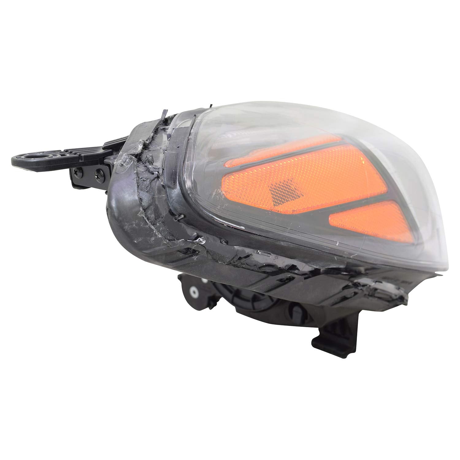Right TYC Headlight Assembly Compatible with 2015-2016 Kia Forte