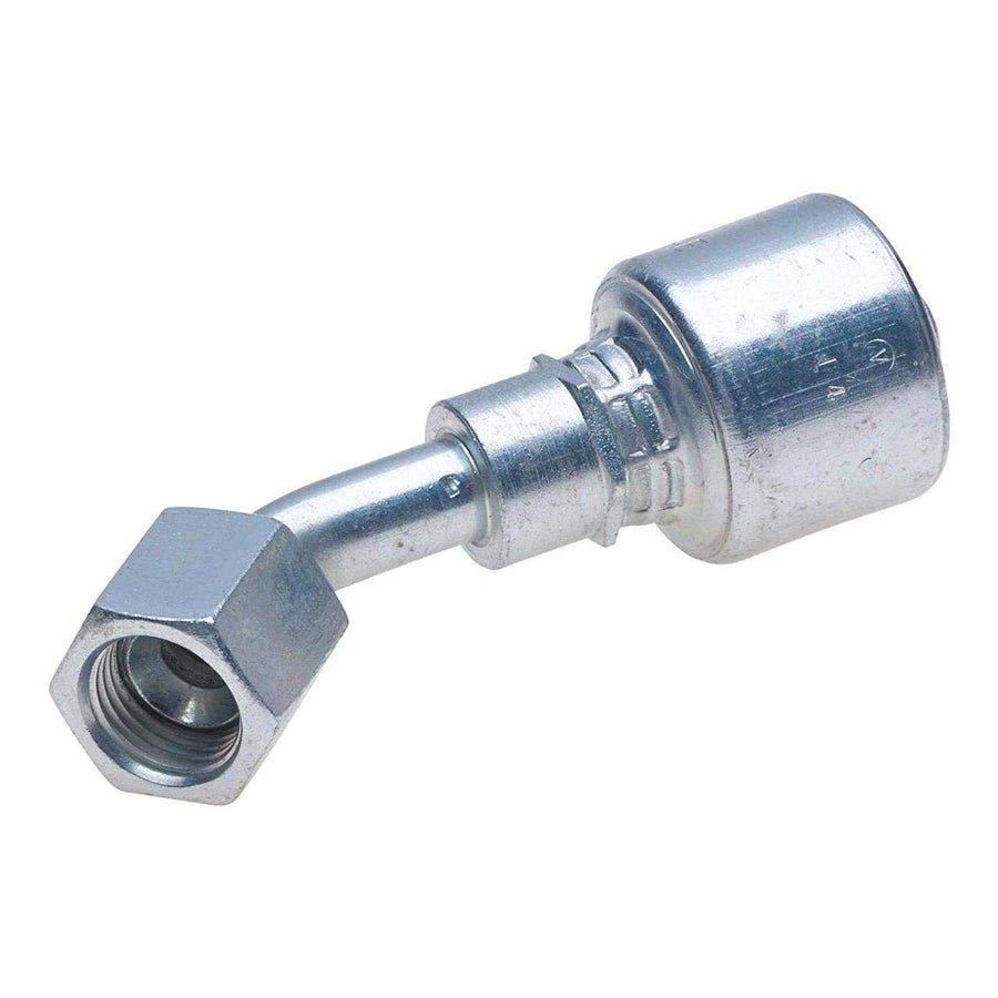 Gates Female G25175-1010 Jic 37 Flare Swivel 45 Bent Tube (Mega Crimp)