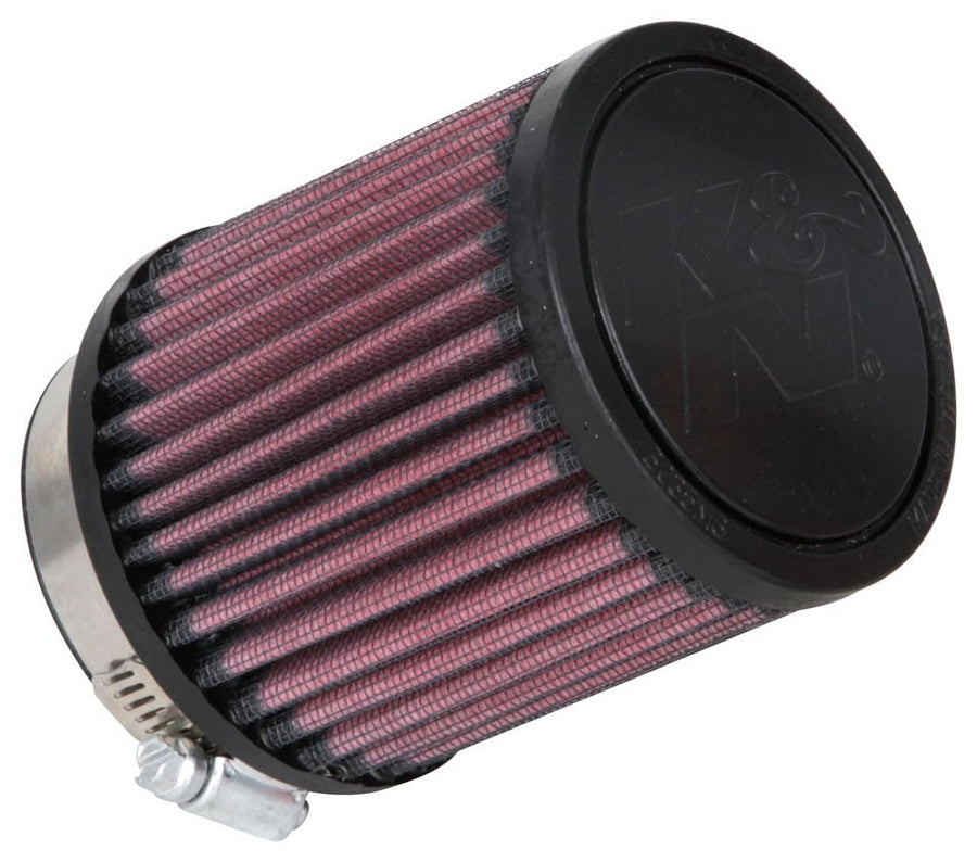 High-Flow K&N Original Lifetime Universal Clamp-On Air Filter: High Performance, Premium, Washable: Flange Diameter: 2.5 In, Filter Height: 4 In, Flange Length: 1 In, Shape: Round, RB-0700