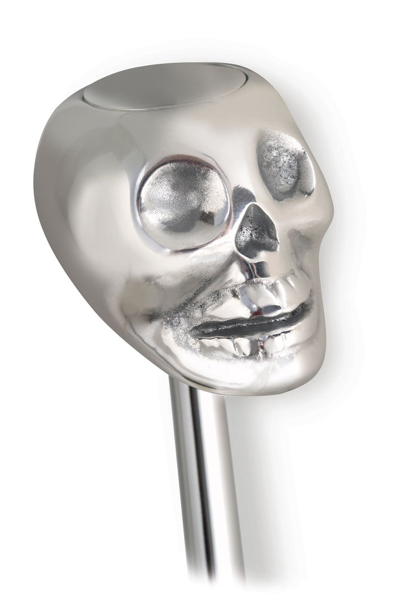Fm Shifter Lokar Performance Products Gm Powerglide Chrome 16" Single Bend Lever Skull Knob