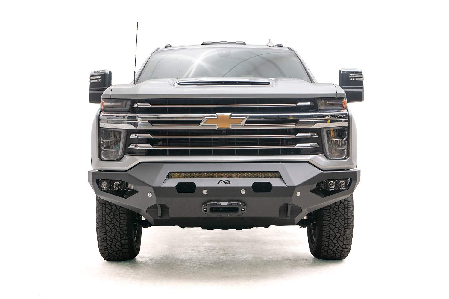 Fab Fours Matrix Full Width Raw CH20-X4951-B Winch HD Bumper