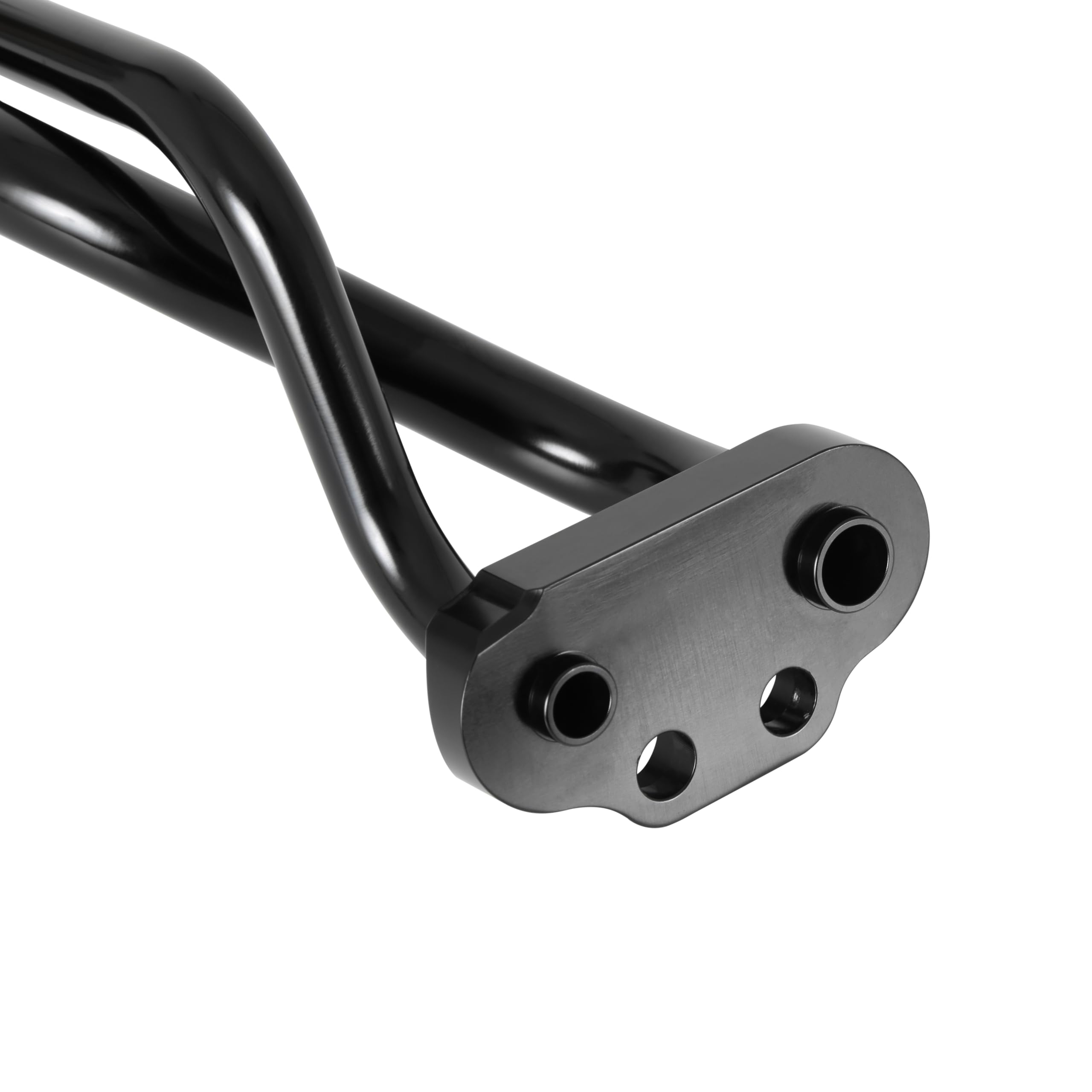 Holley A/C Line Adapter Manifold 97-444 - SD7 Compressor - Passenger Side Exit