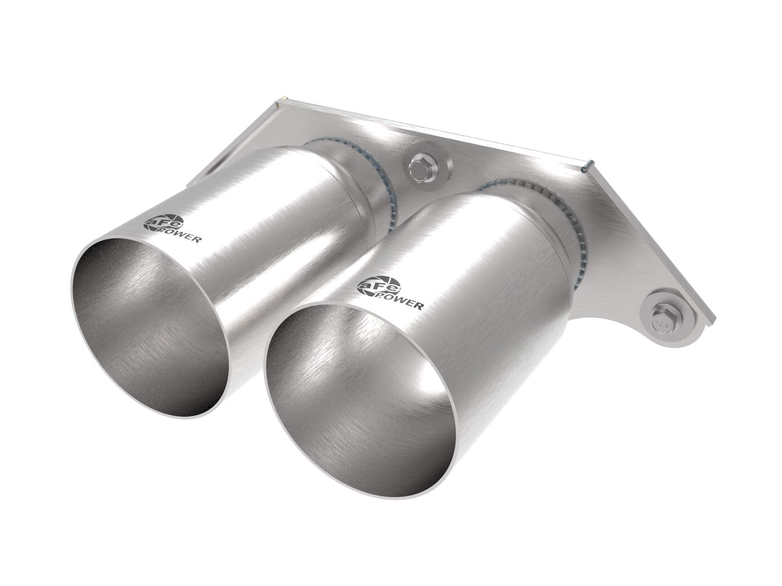 aFe Power MACH Force-Xp 49C36435-H OE Replacement Exhaust Tips for 2014-2019 Porsche 911 GT3, 4", Brushed
