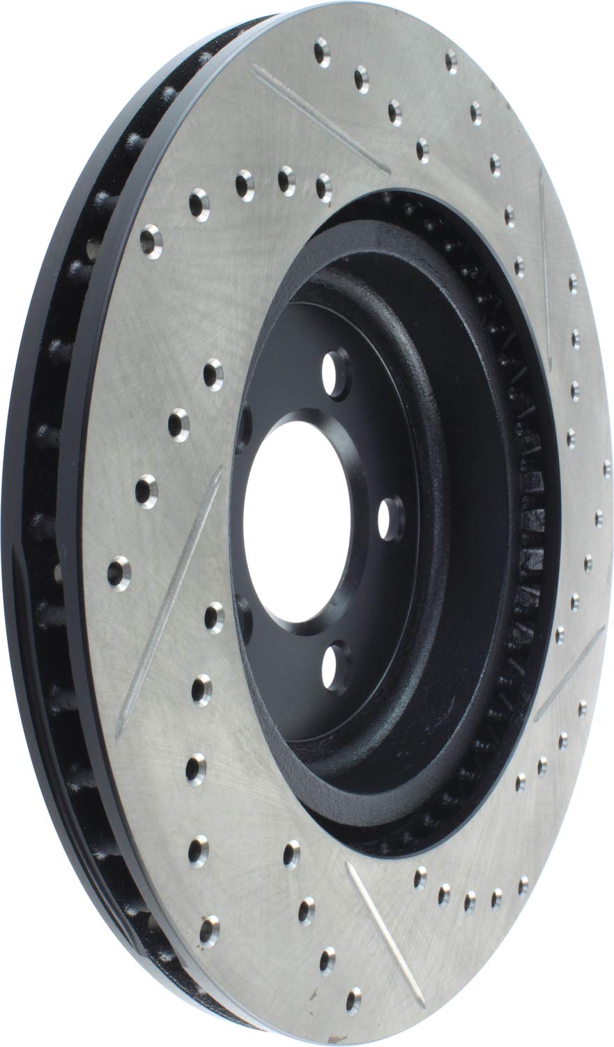 Front Right StopTech 127.63061R Sport Drilled/Slotted Brake Rotor