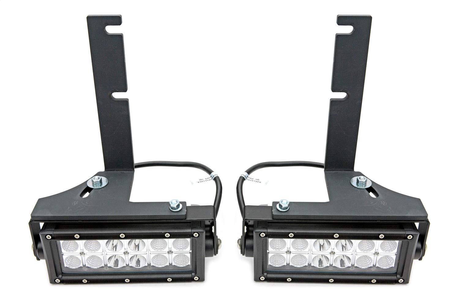 ZROADZ LED Mounting Bracket & Kit Under Rear Bumper - Compatible w/ 2017-2022 Ford F-250, F-350, F-450, F-550 - with (2) 6 Inch ZROADZ LED Lights (Included) with Wiring Harness - PN Z385471-KIT