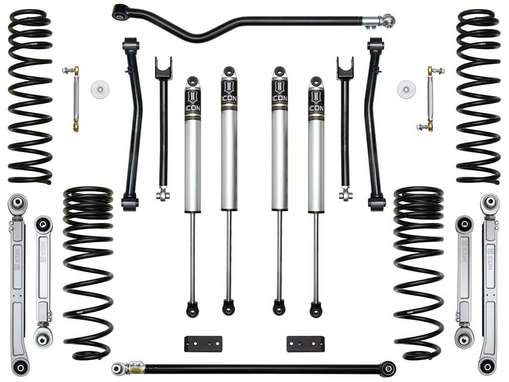 Stage 5 Suspension System, ICON 2.5" Lift, Billet UCA, Compatible with 2020-Up Jeep Gladiator, K22105