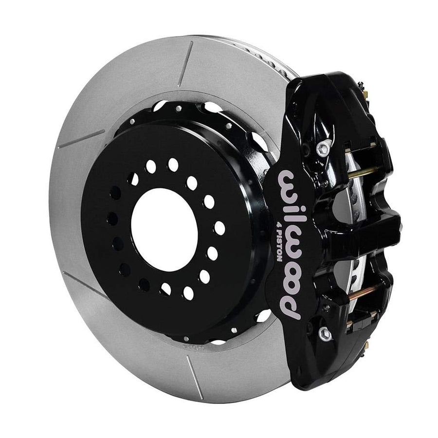 14.00" AERO4 Rear P-Brake Kit, Drill, Red
