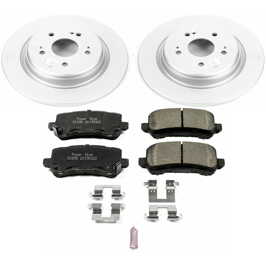 Power Stop CRK7216 Z17 Evolution Geomet Coated Brake Kit For Acura TLX Rear 2015-2020 [Model Specific]