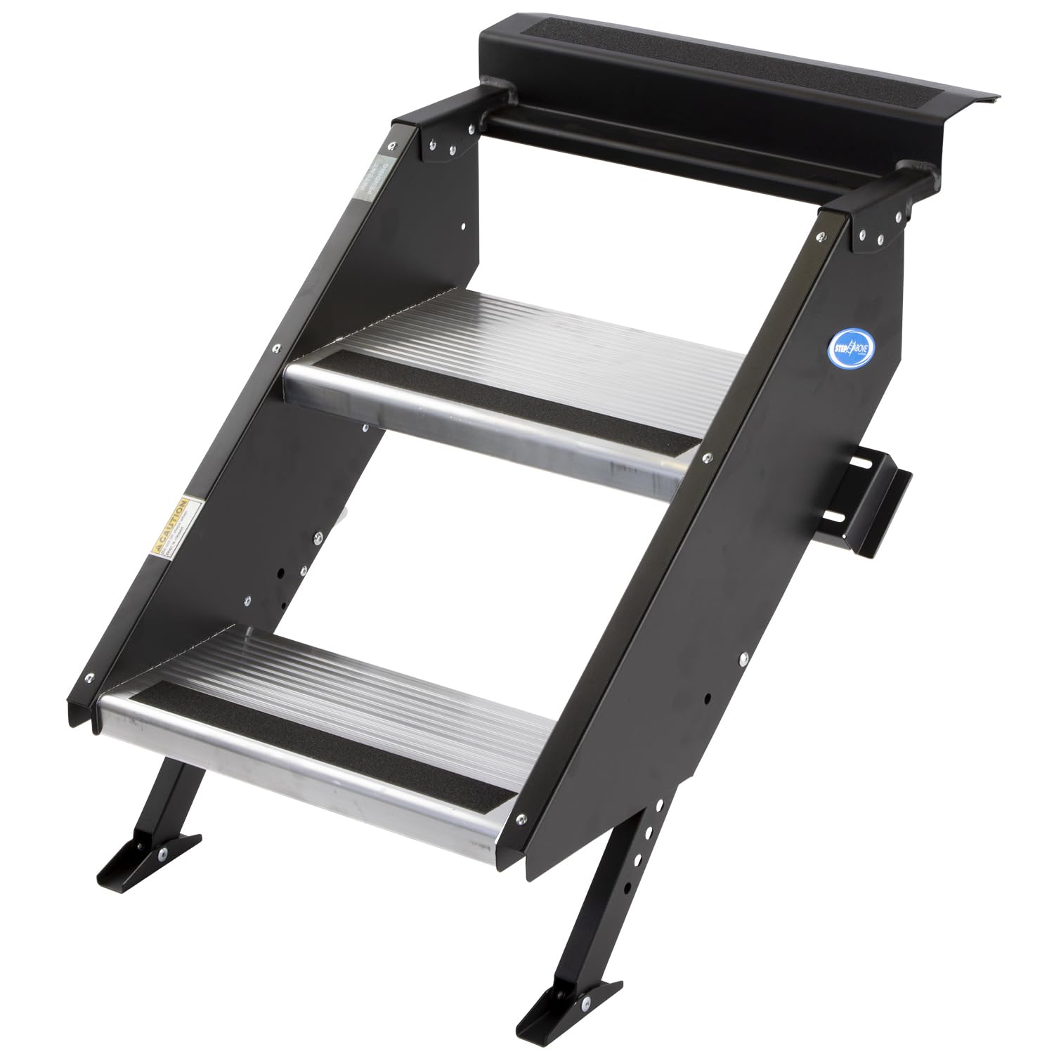 StepAbove MORryde STP-201 Fold-Up RV Entry Step - 2-Step (9" Step Rise), Fits 24" Door Width