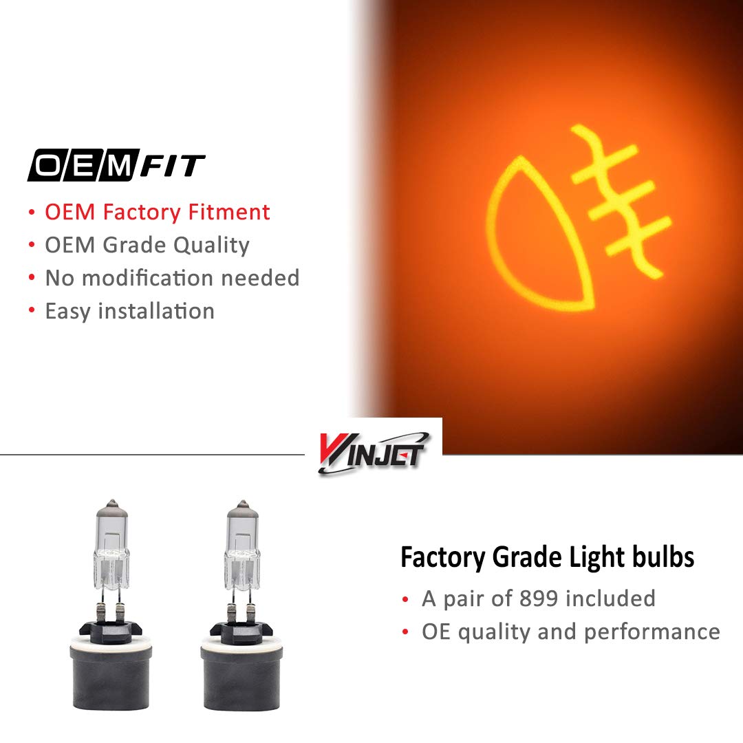 Winjet Driving Fog Lights Compatible with Nissan [2004 2005 2006 2007 2008 2009 2010 2011 2012 2013 2014 2015 Titan] [2005-2007 Armada]