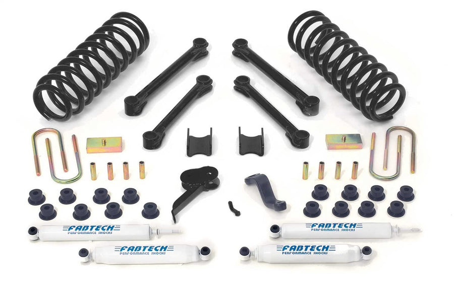 Fabtech Performance Lift System K3006 w/Shocks w/Performance Shocks 4.5 in. Lift