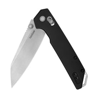 Kershaw Reverse Tanto Iridium Folding Pocket Knife, Sleek 3.4 inch D2 Steel Blade, DuraLock Locking Mechanism, Aluminum Handle, Designed in the USA