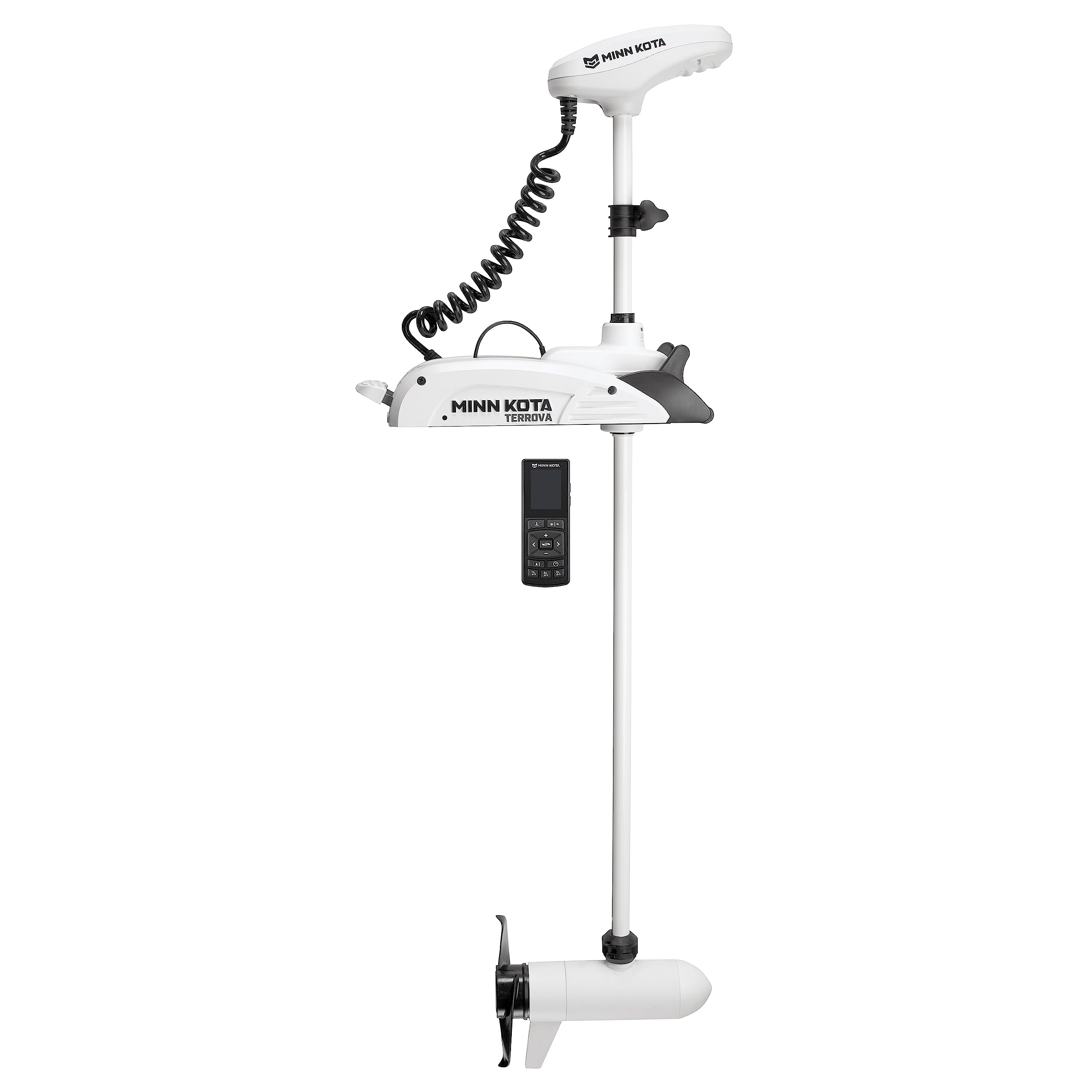 Riptide Minn Kota Terrova Bow-Mount Electric Trolling Motor with GPS, Spot-Lock – 80 Lb. Thrust, 54 in. Shaft, Saltwater