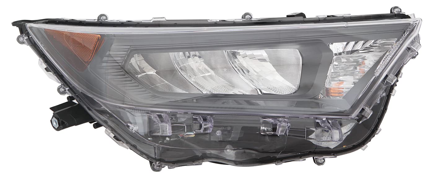 Toyota RAV4 Hybrid 19-21 Headlight BLK Bezel Passenger Side | DOT Certified 81110-0R152 | TO2503274 ACK