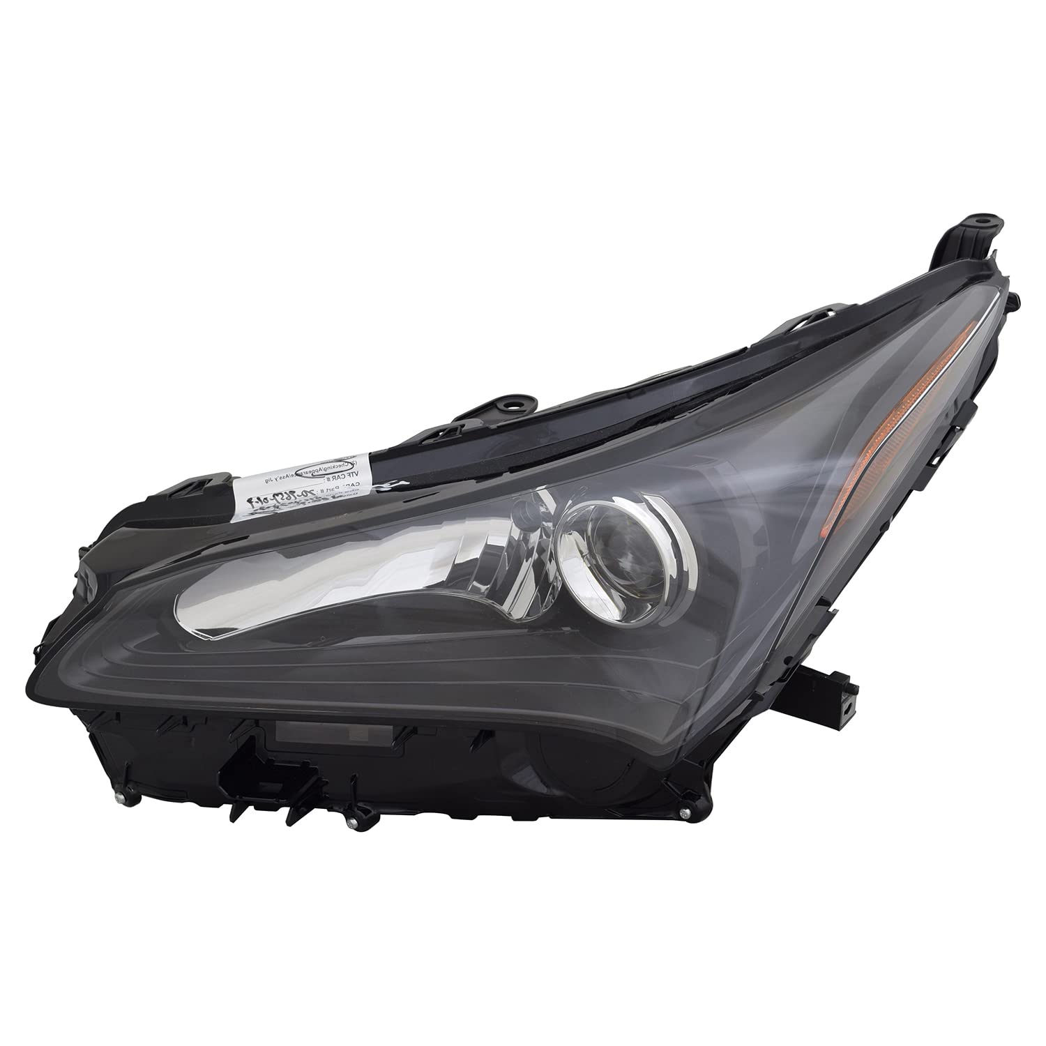 Left TYC Headlight Assembly Compatible with 2015-2017 Lexus NX200t