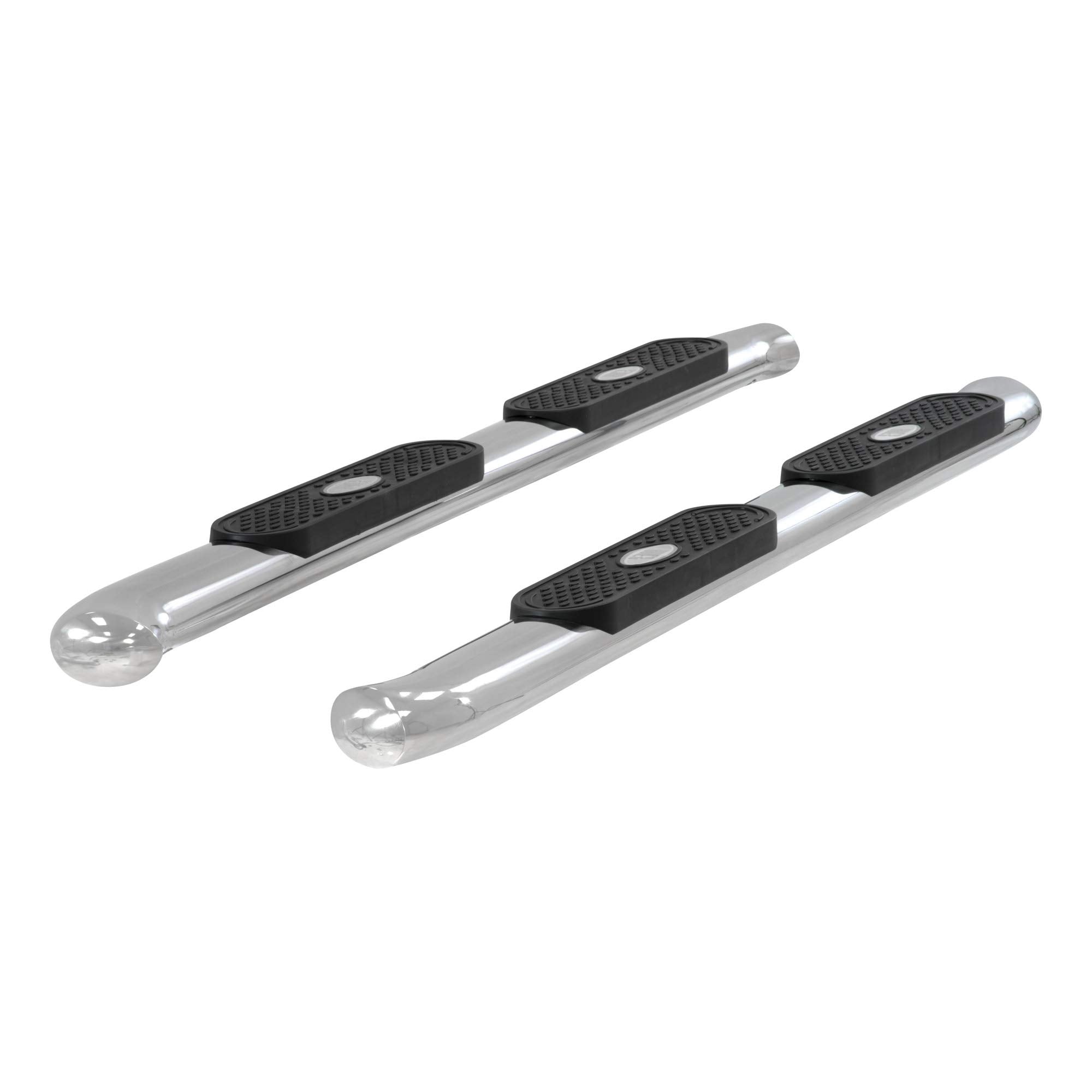 4-Inch Oval Polished Stainless Steel ARIES Nerf Bars, Select Dodge Ram 1500, 2500, 3500