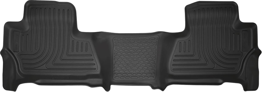 Weatherbeater Husky Liners Floor Mats | Fits 2015-2020 Chevrolet Tahoe; 2015-2020 GMC Yukon | 2nd Row, 1-pc Black - 19811