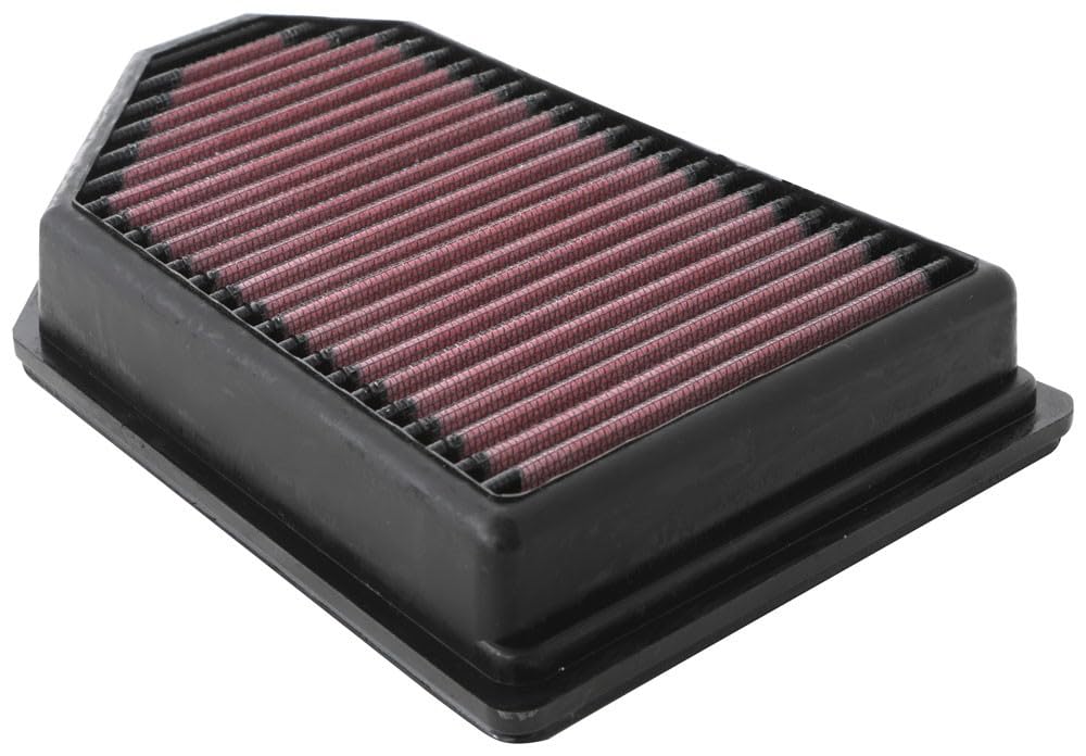 K&N Engine Air Filter: Replacement Car Air Filter, Reusable, Clean Every 75,000 Miles, Washable, Premium: Compatible with 2019-2021 FORD (Puma, Puma II, Fiesta VII), 33-3159