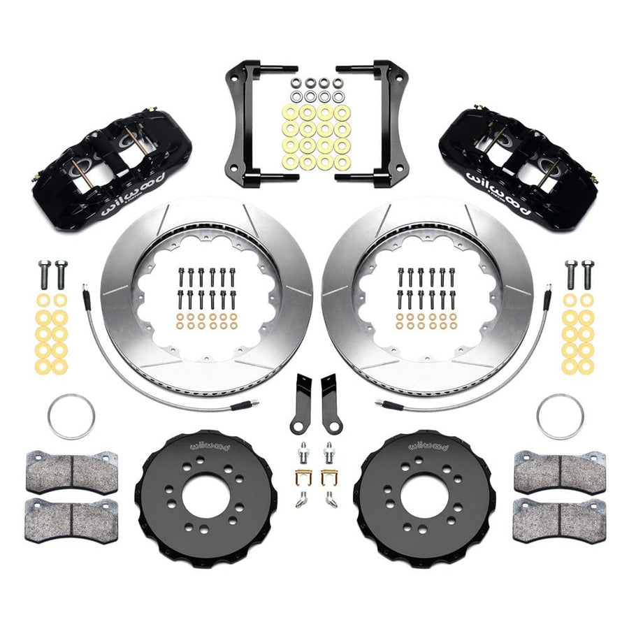 Front AERO6 Hat Kit,14.00, Drilled, Nickel