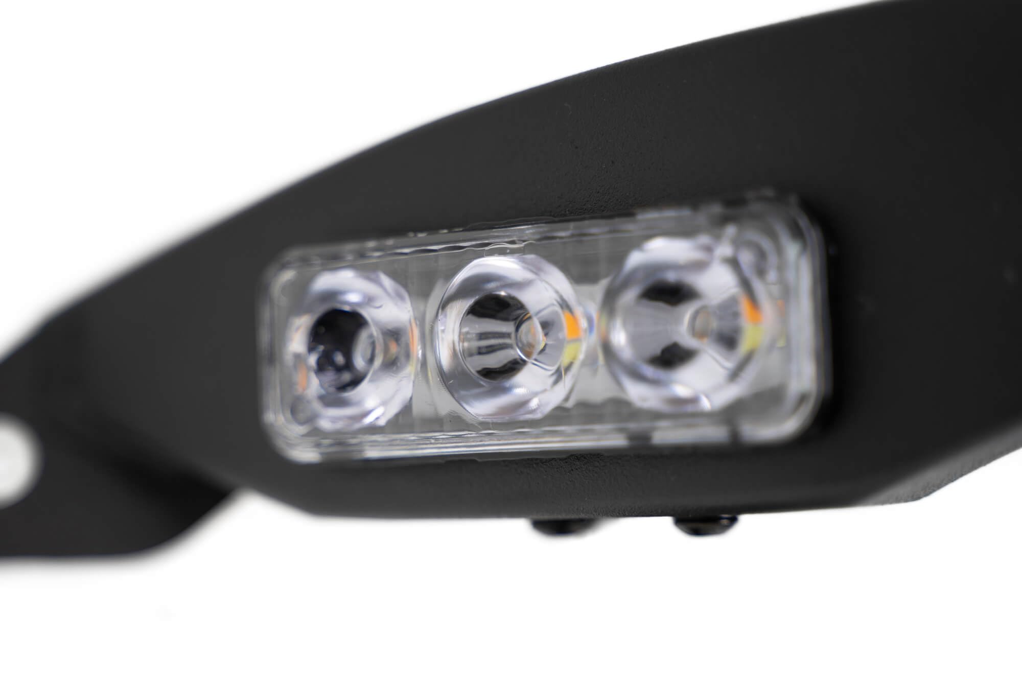 Slim Fender Flares DV8 Offroad for the 2018-2025 Jeep Wrangler JL | Front & Rear | Steel Construction | Complete Set of 4 | Plug & Play Dual Stage Running Lights & Turn Signal | Includes Rubber Seal