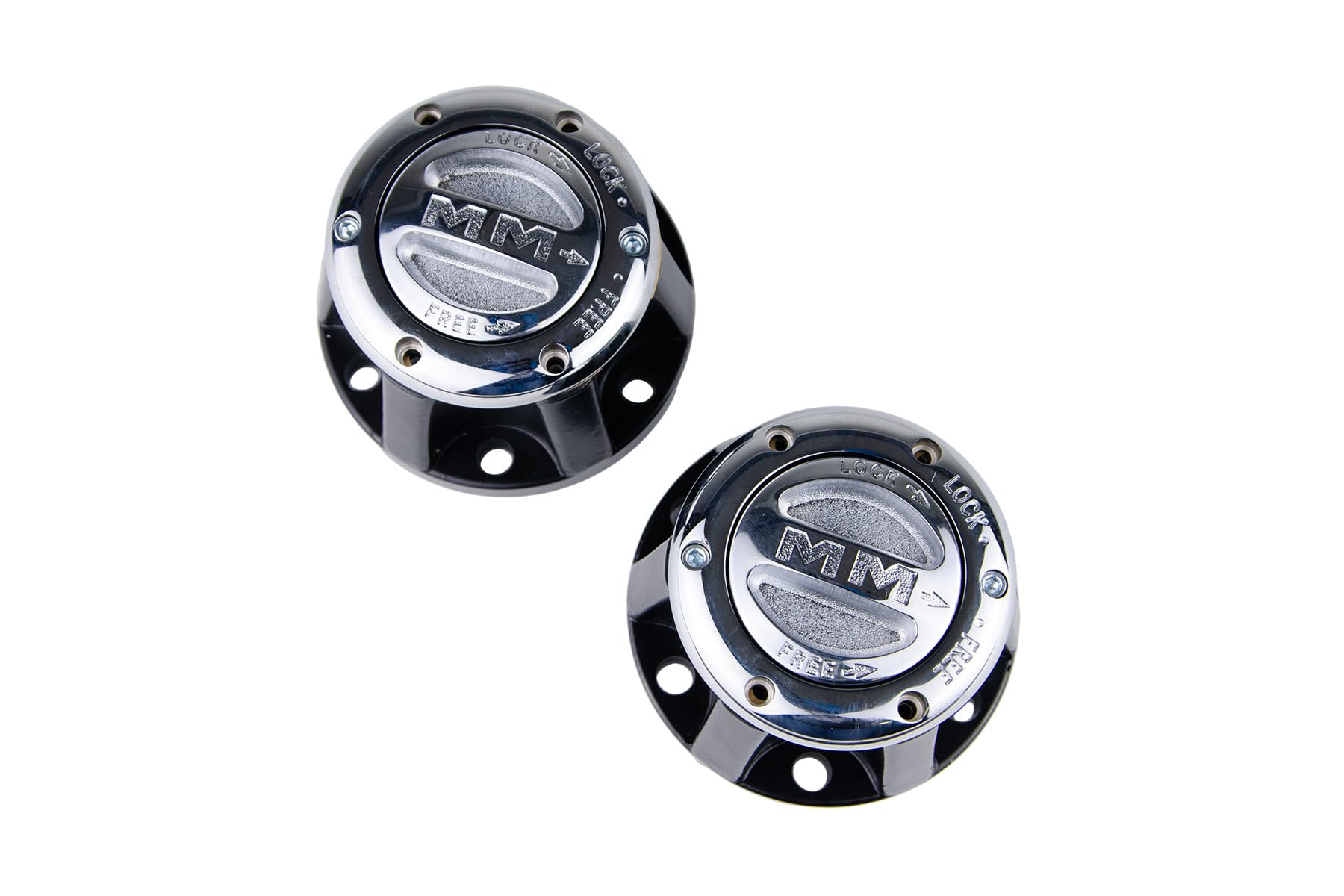 Mile Marker Premium 457 Manual Locking Hub Set fits 1972 1986 CJ Universal (6-bolt 27 spline) & 1974 1975 1/2 Ton Pickup - Elevate Your Driving Experience