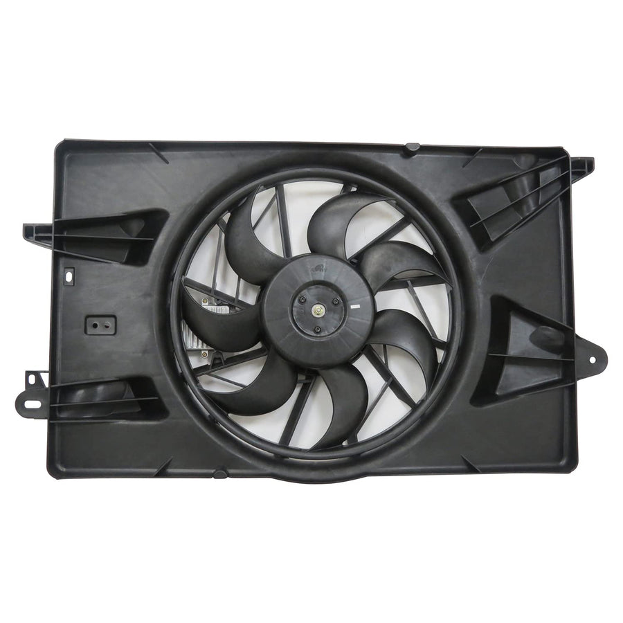 Cooling Fan Assembly TYC 623340 Compatible with 2014-2020 Jeep Cherokee, Black