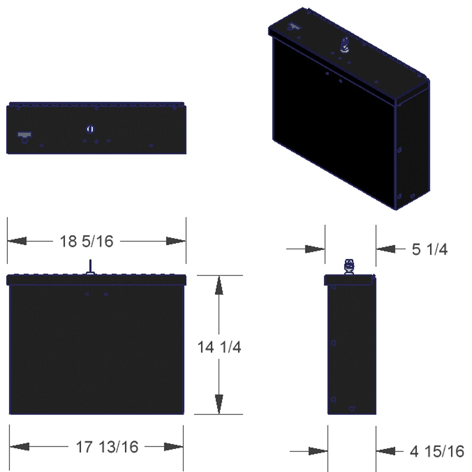 Laptop Computer Tuffy Security Lockbox