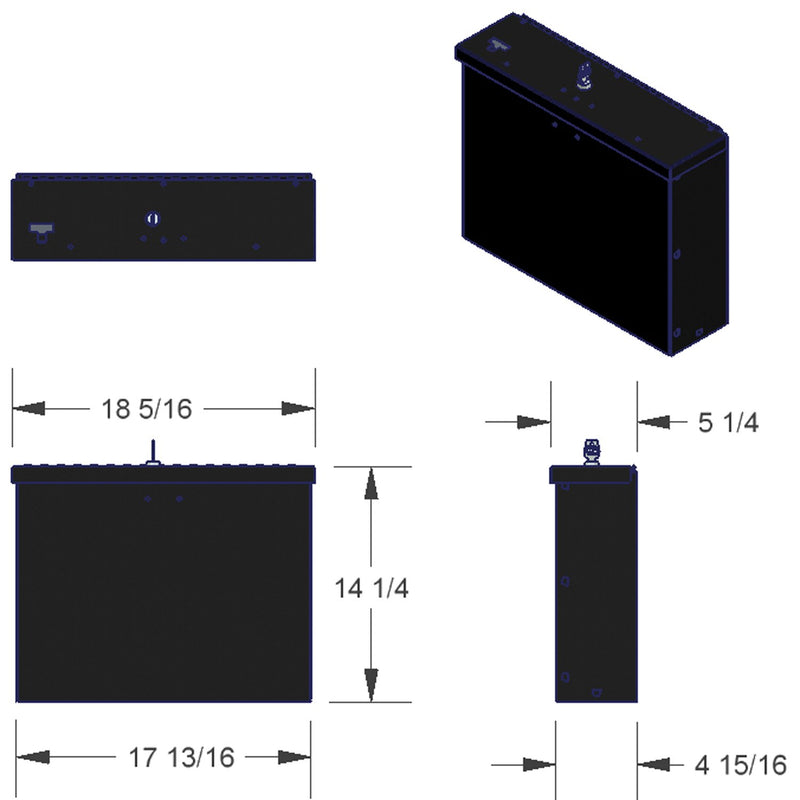 Laptop Computer Tuffy Security Lockbox