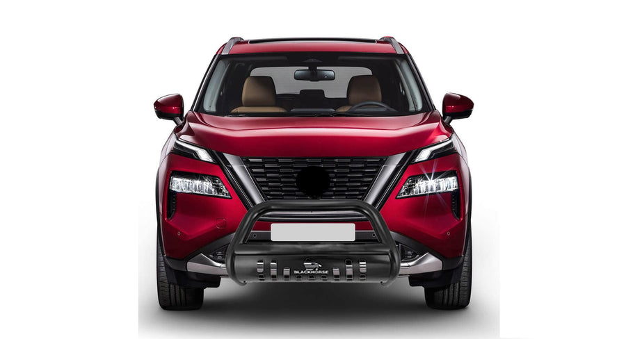 Bull Bar Black Horse Skid Plate Compatible with 2021-2023 Nissan Rogue-CBB-NIA902SP
